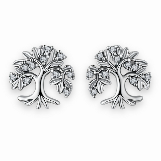 Boucle D'oreille Arbre de vie décontractée