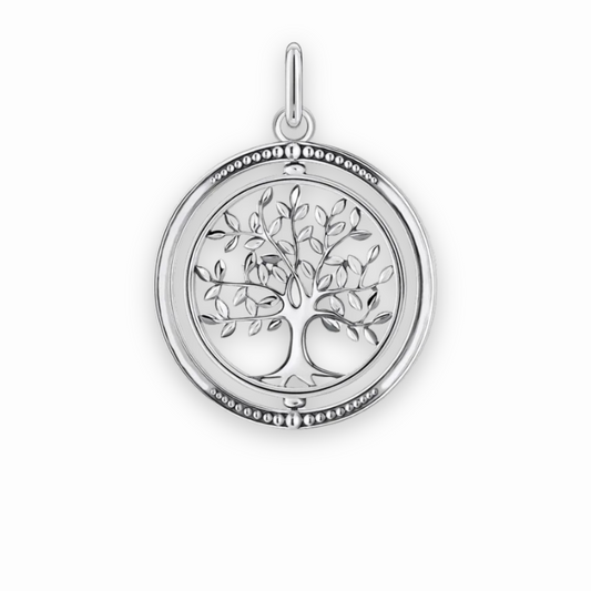 Pendentif Arbre de vie Rotatif