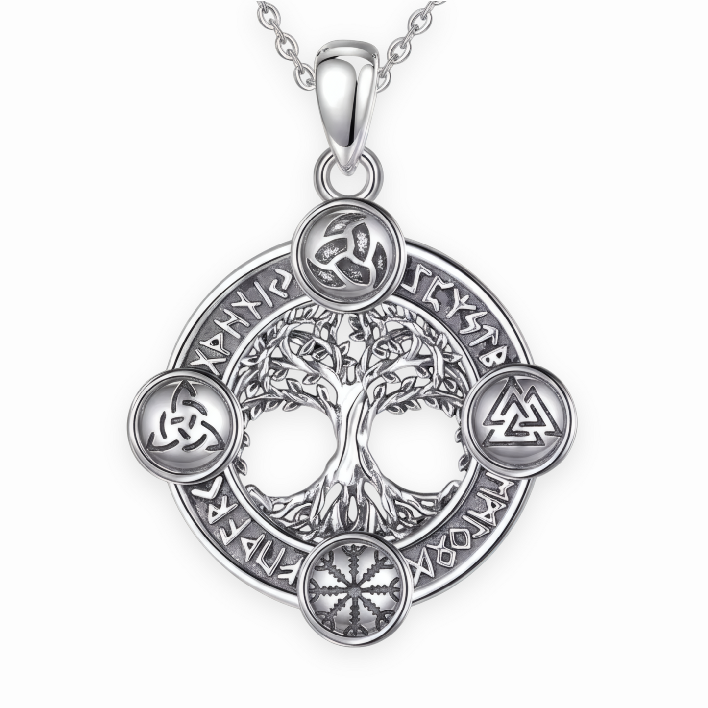 Collier Arbre de vie Égide d’Yggdrasil