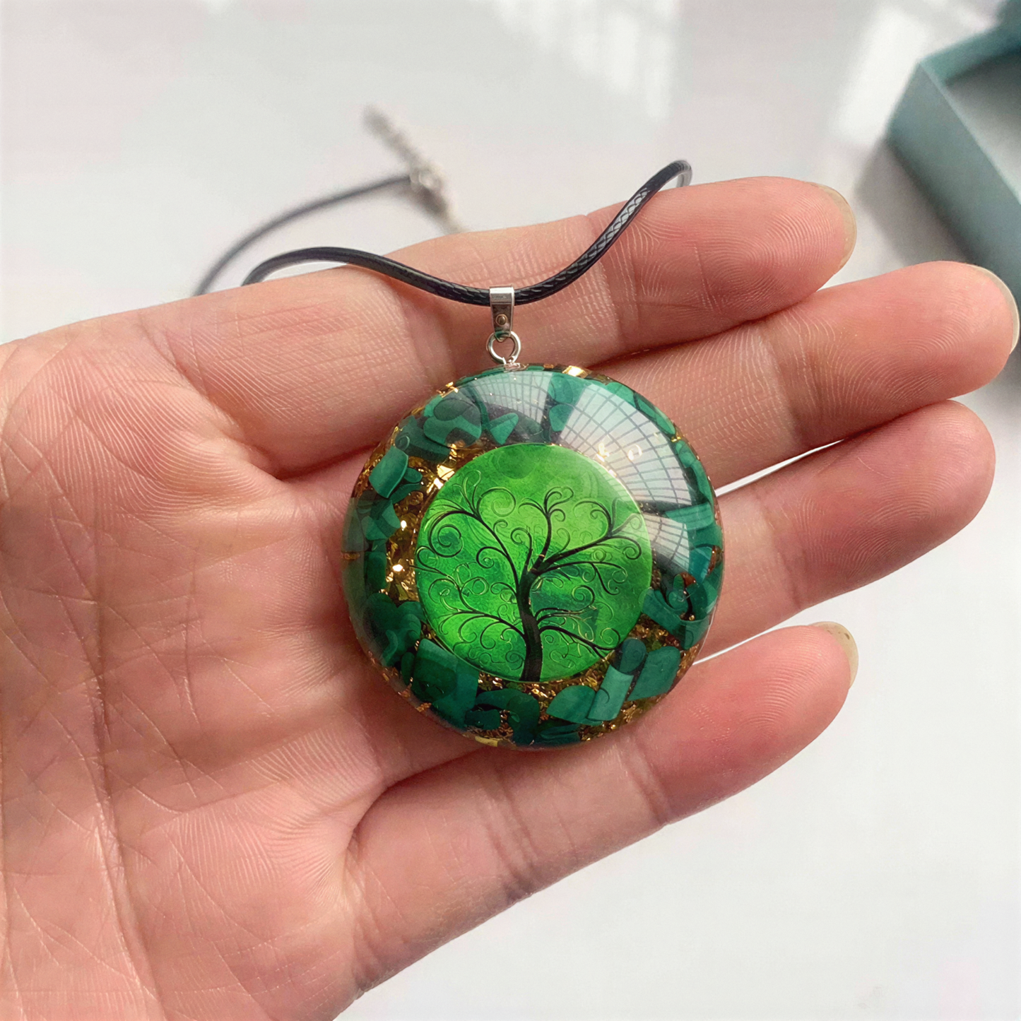 Collier Arbre de vie Orgonite
