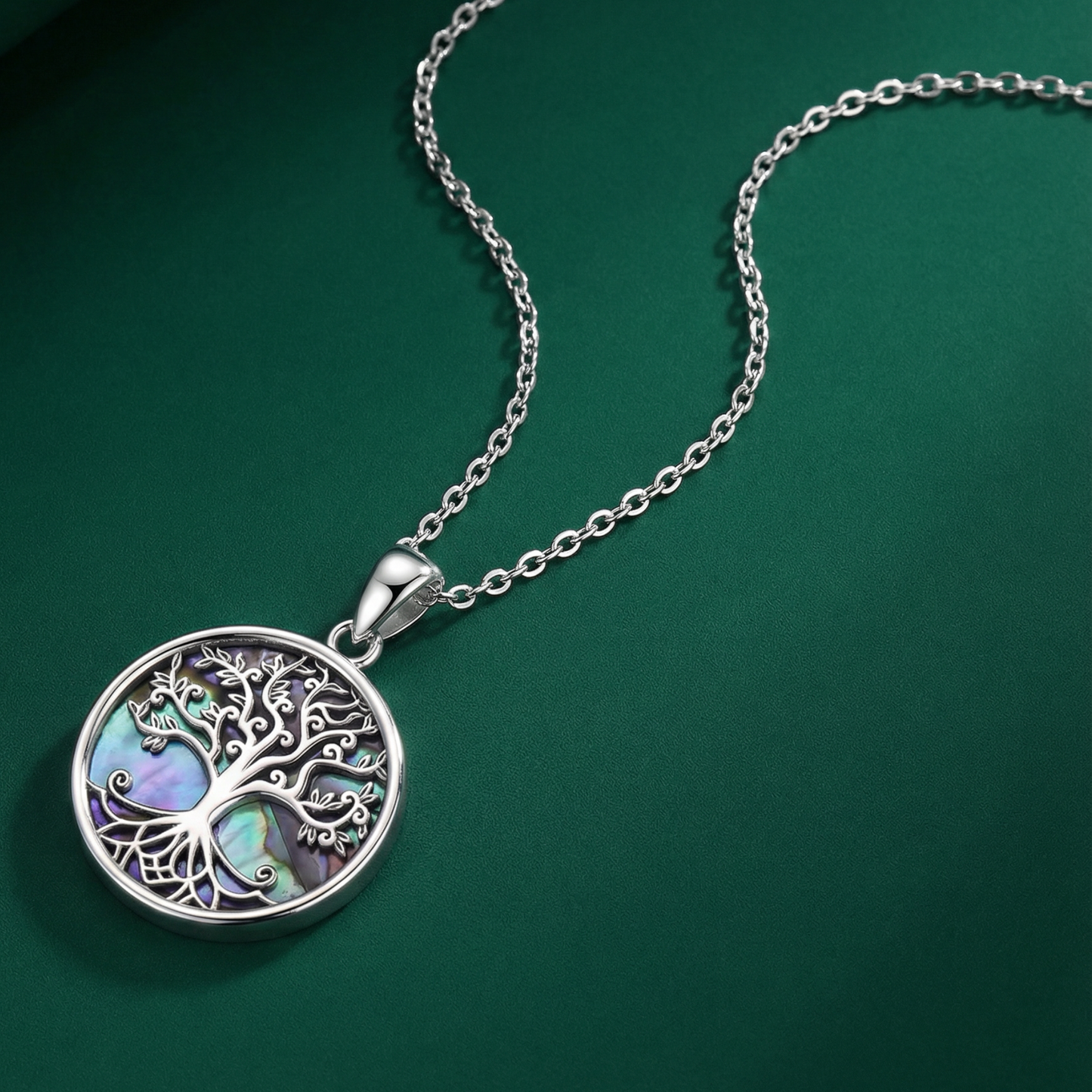 Collier Arbre de vie Nacre Abalone